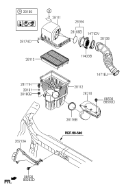 281384H000-HOSE-AIR INTAKE