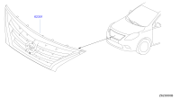 623103AW5A-GRILLE ASSY-FRONT