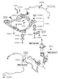 219302E100-BRACKET ASSY-ROLL STOPPER RR
