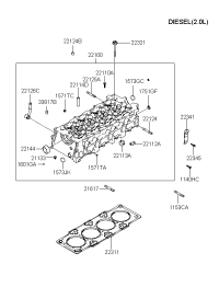 2231127000-GASKET-CYLINDER HEAD