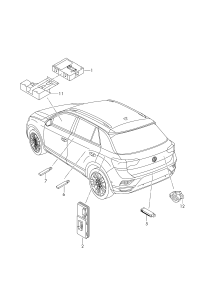 L3Q0959435N-Permission control unit-entry & start
