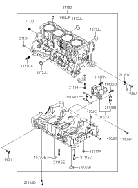 3Q12M25A06A-BLOCK ASSY-CYLINDER