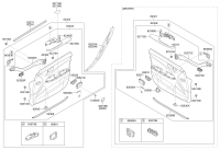 823603N000RY-ARMREST ASSY-FR DR RH
