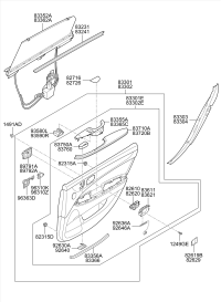 833523N001RY-CURTAIN-REAR DR,LH