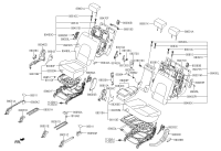 890463J0009V-FOOT COVER-2ND SEAT RR OTR,RH