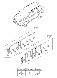 872403J000-MLDG ASSY ROOF RH