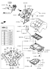 213503A000-Cover assy-timing chain