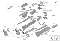 84613Q3000NNB-Cover assy-fr console rh