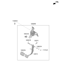 32800Q3100-PEDAL ASSY-BRAKE