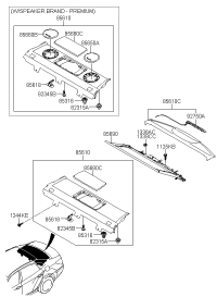 856203N350RY-TRIM ASSY-PACKAGE TRAY