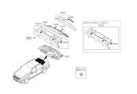 856253N001RY-TRIM ASSY-PACKAGE TRAY RR