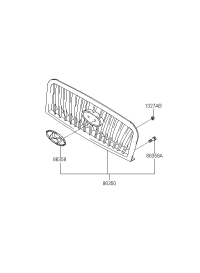8635009200-GRILLE ASSY-RADIATOR