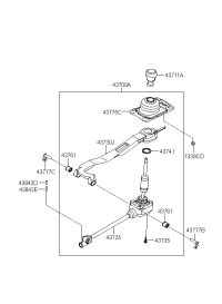 437112M400-KNOB-GEARSHIFT LEVER