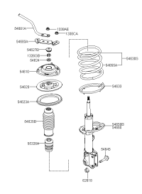 546832E000-BRKT-STRUT TOWER