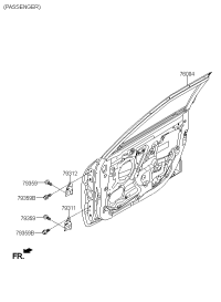760042V000-PANEL ASSY-FR DR RH