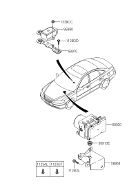 956901H000-SENSOR ASSY-YAW RATE&G