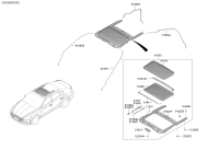 81600L4000YTH-PANORAMA ROOF ASSY