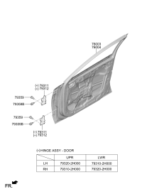 76004L4000-PANEL ASSY-FR DR RH