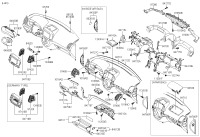847502B000WK-Panel assy-lwr c/pad lh