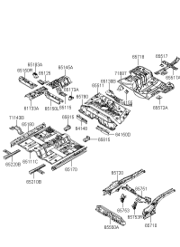 841411E000-INSULATOR-FENDER LH