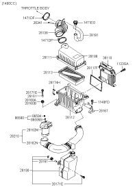 282121E000-DUCT-AIR "B