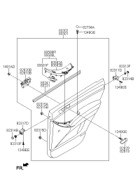 832313J000-W/STRIP-RR DR BELT I/S LH