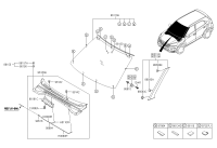 86110C9200-GLASS ASSY-W/SHLD