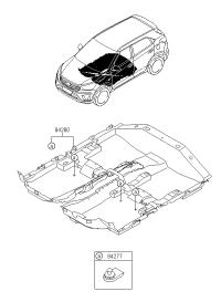 84260C9000TRY-CARPET ASSY-FLOOR