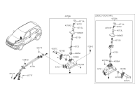 43794C9200-CABLE ASSY-MTM LEVER