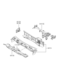 8441017100-BAR ASSY-COWL CROSS