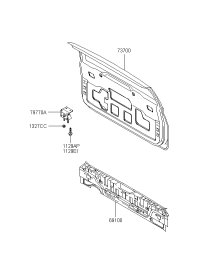 7370017200-PANEL ASSY-TAIL GATE