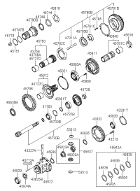 4573737040-BEARING-TRANSFER DRIVEN GEAR