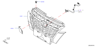 622A05R60A-COVER-FRONT BUMPER BRACKET