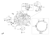 439203D500-BRACKET ASSY-RR BUMPER UPR LH