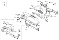 84710B1050RRY-CRASH PAD ASSY-MAIN