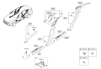 85883B1500RNB-TRIM-FR STEP PLATE,RH