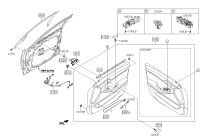 93570B10004X-SWITCH ASSY-POWER WINDOW,MAIN