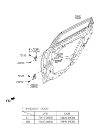 77003B1000-PANEL ASSY-RR DR LH