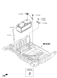 37180B1000-Sensor assy., battery