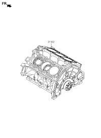 289R23CA00-ENGINE ASSY-SHORT