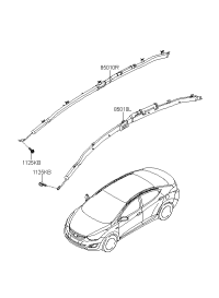 850203X000-CURTAIN AIR BAG MODULE,RH