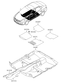 842600Q100V2-CARPET ASSY-FLOOR