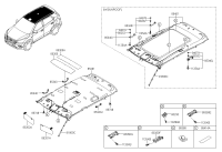 91805C9070-WIRING ASSY-ROOF