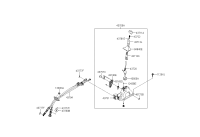43731C9100-Bracket assy-shift lever