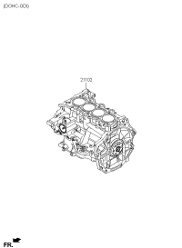 211022BB11-ENGINE ASSY-SHORT