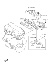 285002BAC6-MANIFOLD CATALYTIC ASSY-EXH