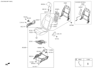 88260F9050WAZ-COVERING-FR CUSH, RH