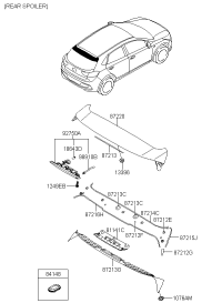 92700F9200-LAMP ASSY-HMS