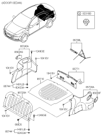85710F9500TRY-MAT ASSY-LUGGAGE COVERING