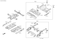 65720F9000-MEMBER ASSY-RR FLOOR SIDE RH